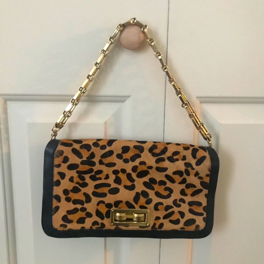 Leopard print BCBGMAXAZARIA shoulder bag